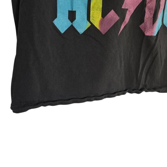 Old Navy Men's Size Large Gray Multicolor ACDC Logo Graphic T-Shirt - Picture 6 of 6